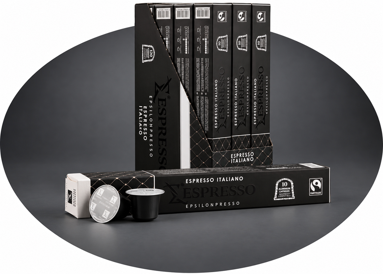 Приготовление кофе EPSILONPRESSO Espresso Italiano